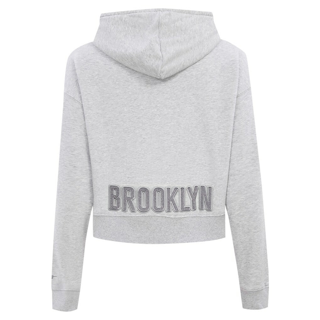 Brooklyn Nets Pro Standard Women's Triple Tonal Full-Zip Hoodie