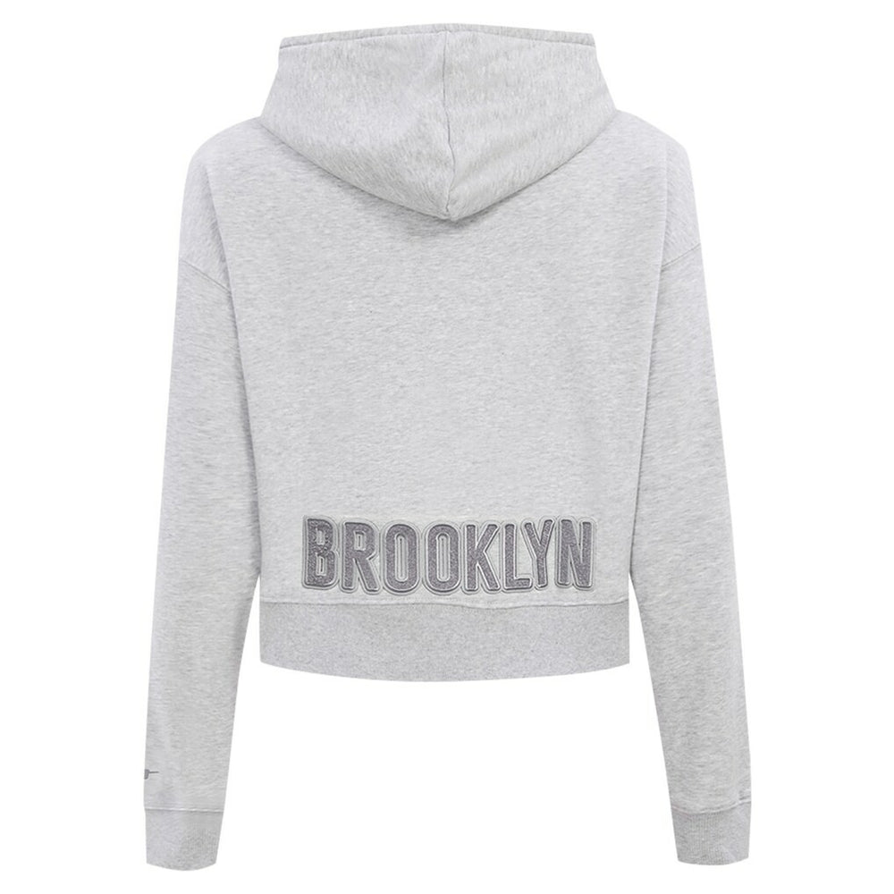 Brooklyn Nets Pro Standard Women's Triple Tonal Full-Zip Hoodie