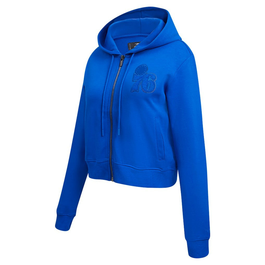 Philadelphia 76ers Pro Standard Women's Triple Tonal Full-Zip Hoodie