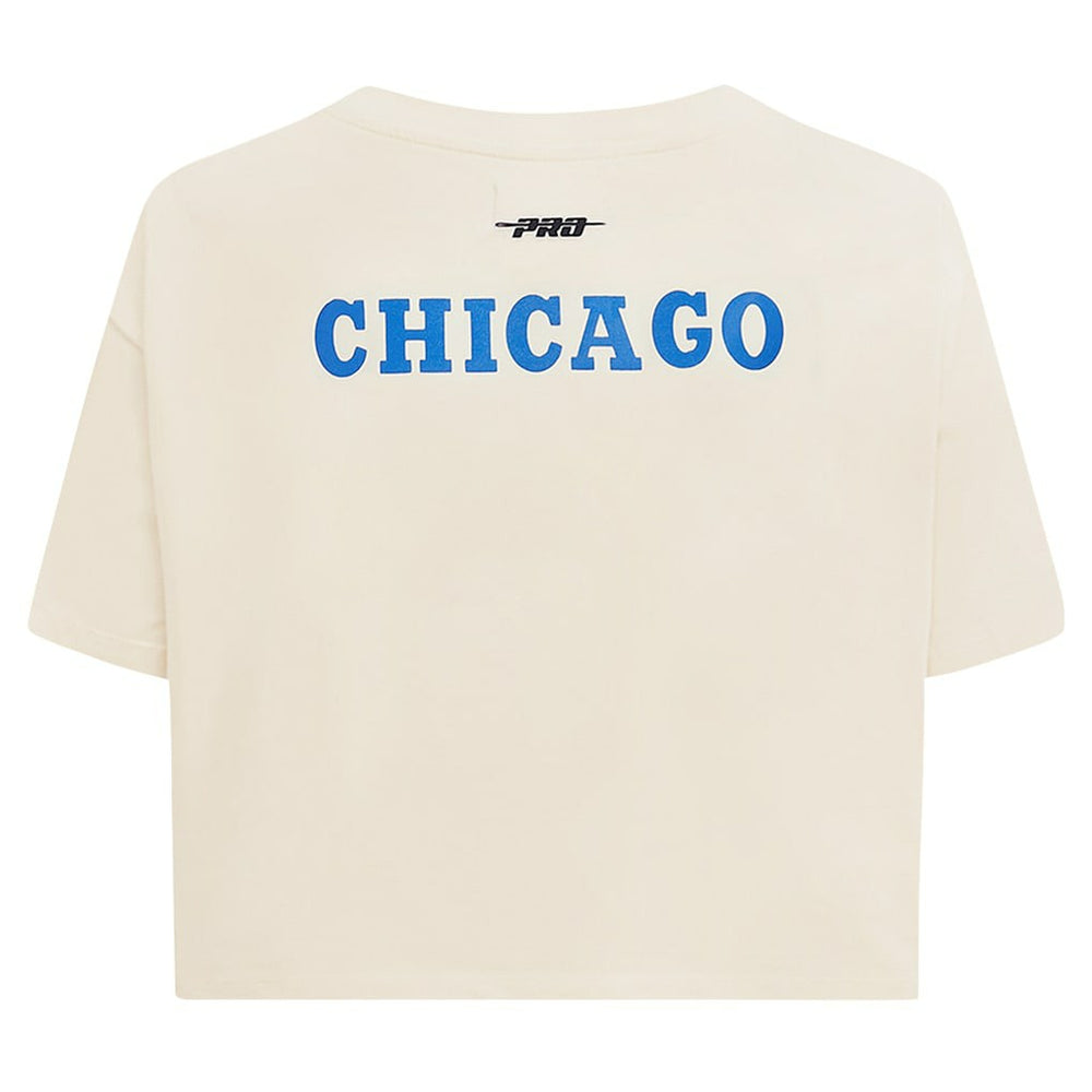 Chicago Bulls Pro Standard Women's Retro Striper SJ Cropped Boxy T-Shirt sale