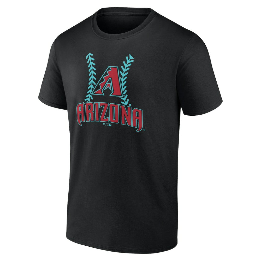 Black Arizona Diamondbacks Personalized Name & Number Fastball T-Shirt