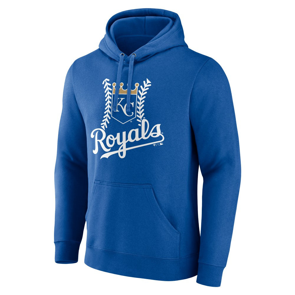 Royal Kansas City Royals Personalized Name & Number Fastball Pullover Hoodie