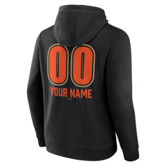 Black San Francisco Giants Personalized Name & Number Fastball Pullover Hoodie