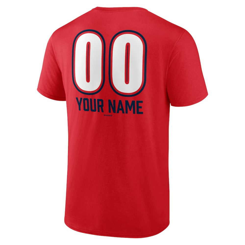 Red St. Louis Cardinals Personalized Name & Number Fastball T-Shirt