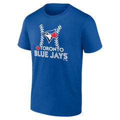 Royal Toronto Blue Jays Personalized Name & Number Fastball T-Shirt