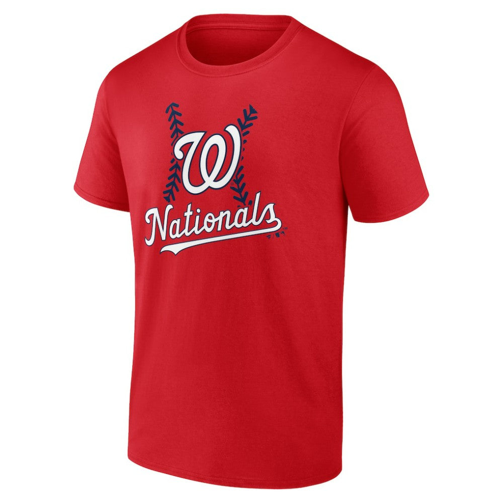Red Washington Nationals Personalized Name & Number Fastball T-Shirt