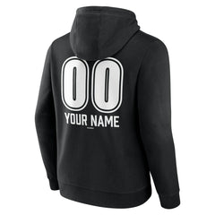 Black Los Angeles Dodgers Personalized Name & Number Fastball Pullover Hoodie