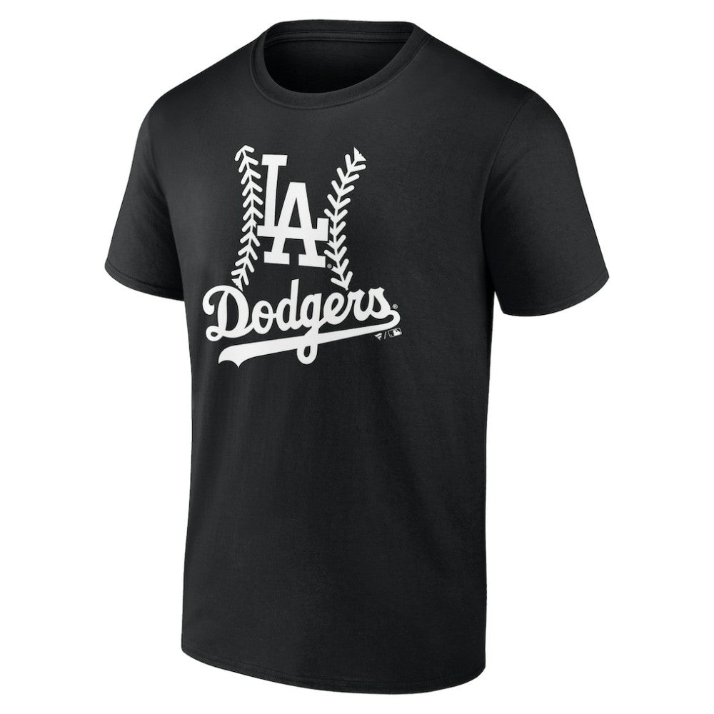 Black Los Angeles Dodgers Personalized Name & Number Fastball T-Shirt