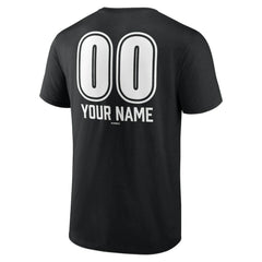 Black Los Angeles Dodgers Personalized Name & Number Fastball T-Shirt
