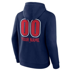 Navy St. Louis Cardinals Personalized Name & Number Fastball Pullover Hoodie