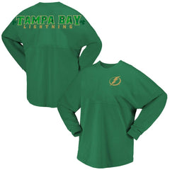 NHL Tampa Bay Lightning Fanatics Women's St. Patrick's Day Spirit Jersey T-Shirt