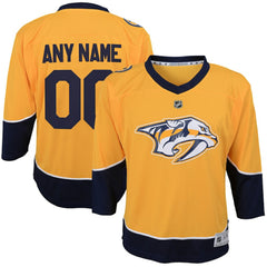 NHL Nashville Predators Youth Home Replica Custom Jersey