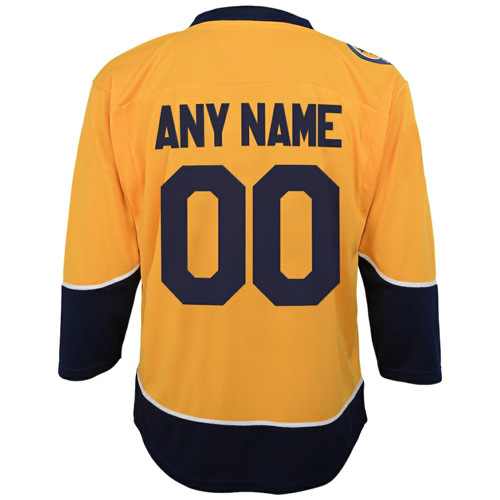 NHL Nashville Predators Youth Home Replica Custom Jersey