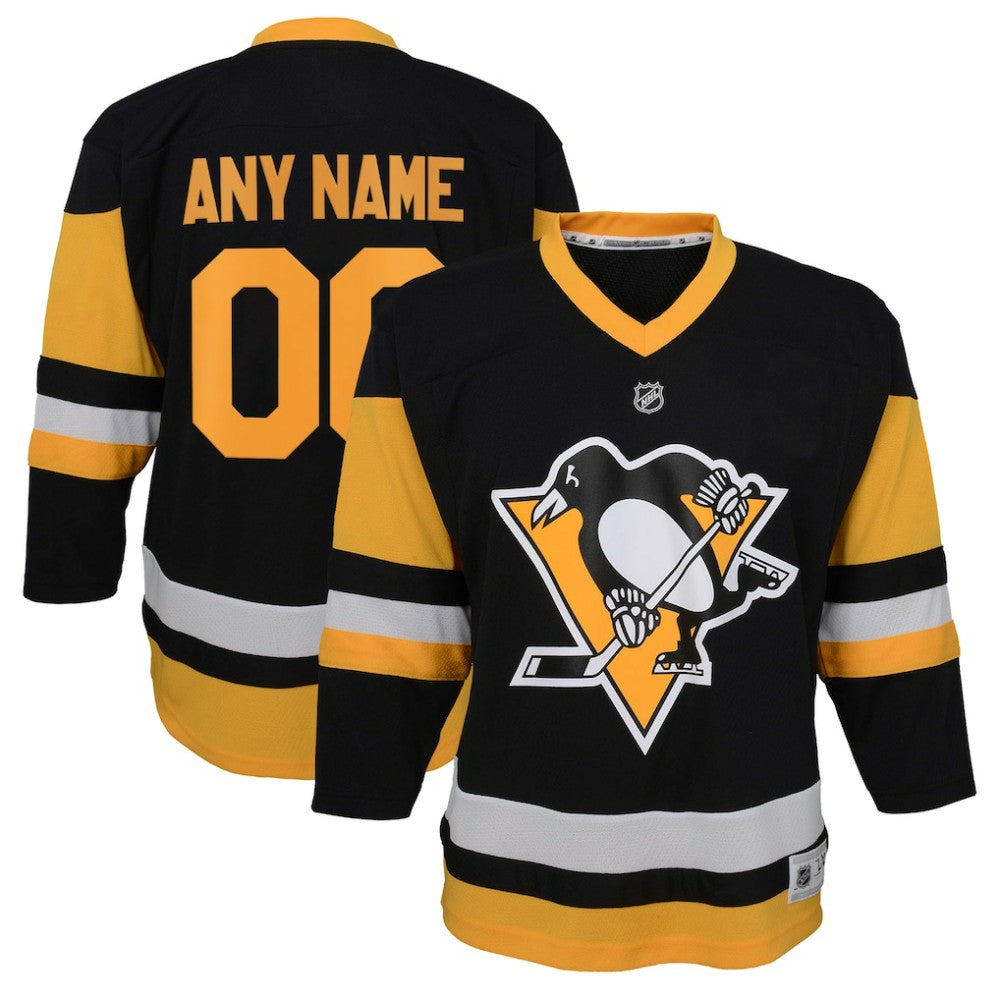 NHL Pittsburgh Penguins Youth Home Replica Custom Jersey