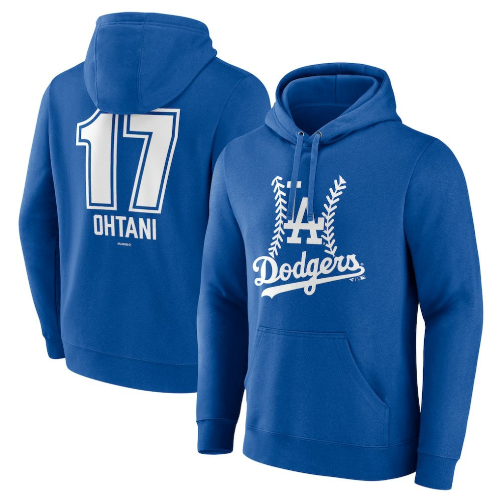 Royal Shohei Ohtani Los Angeles Dodgers Fastball Player Name & Number Pullover Hoodie
