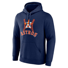 Navy Jose Altuve Houston Astros Fastball Player Name & Number Pullover Hoodie