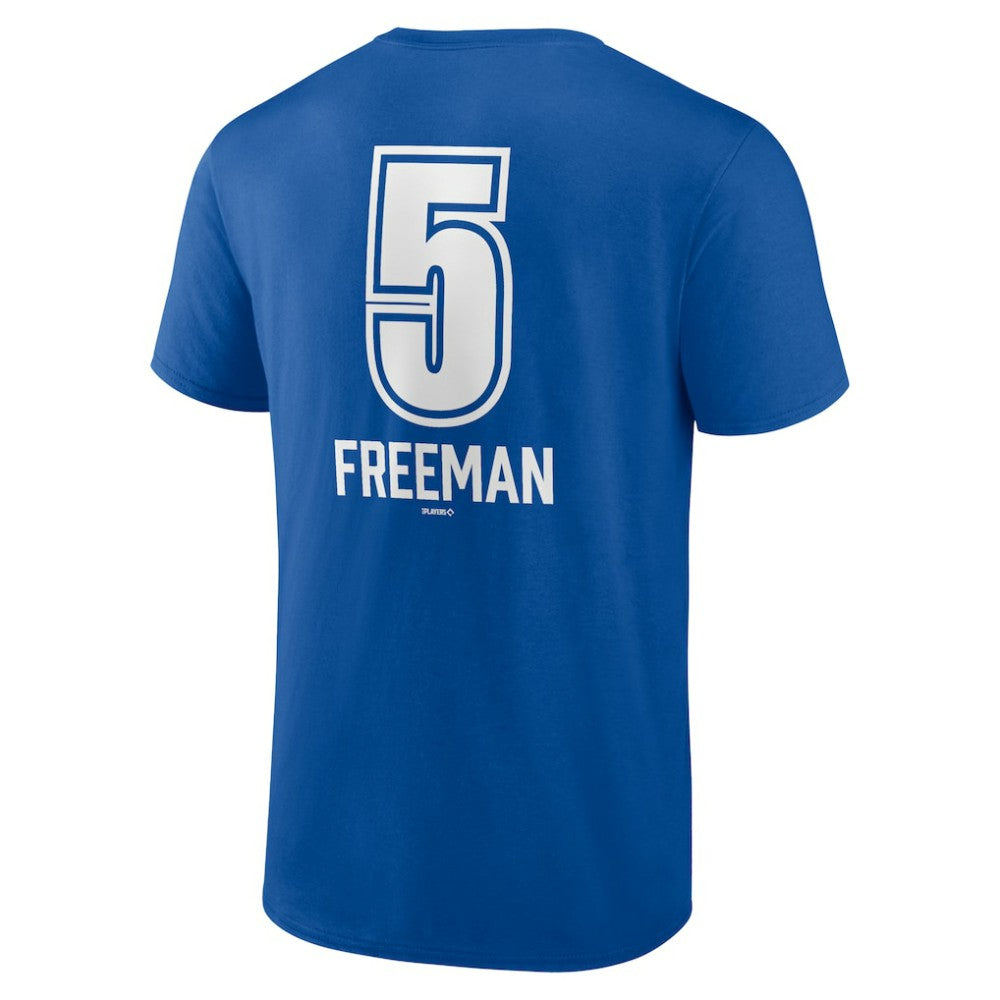 Royal Freddie Freeman Los Angeles Dodgers Fastball Player Name & Number T-Shirt