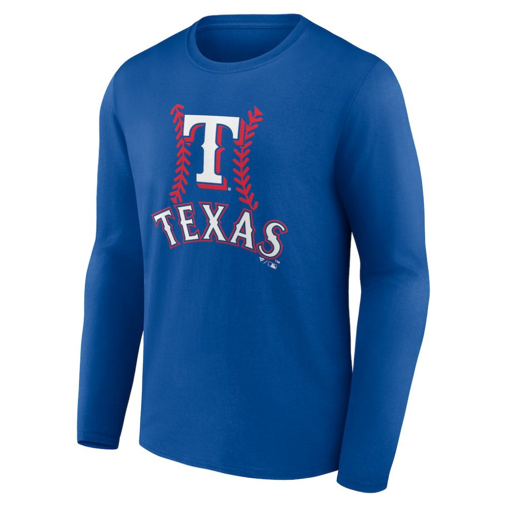 Royal Evan Carter Texas Rangers Fastball Player Name & Number Long Sleeve T-Shirt