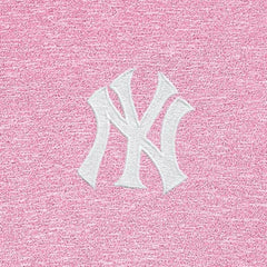 Pink New York Yankees Antigua Hunk Quarter-Zip Top