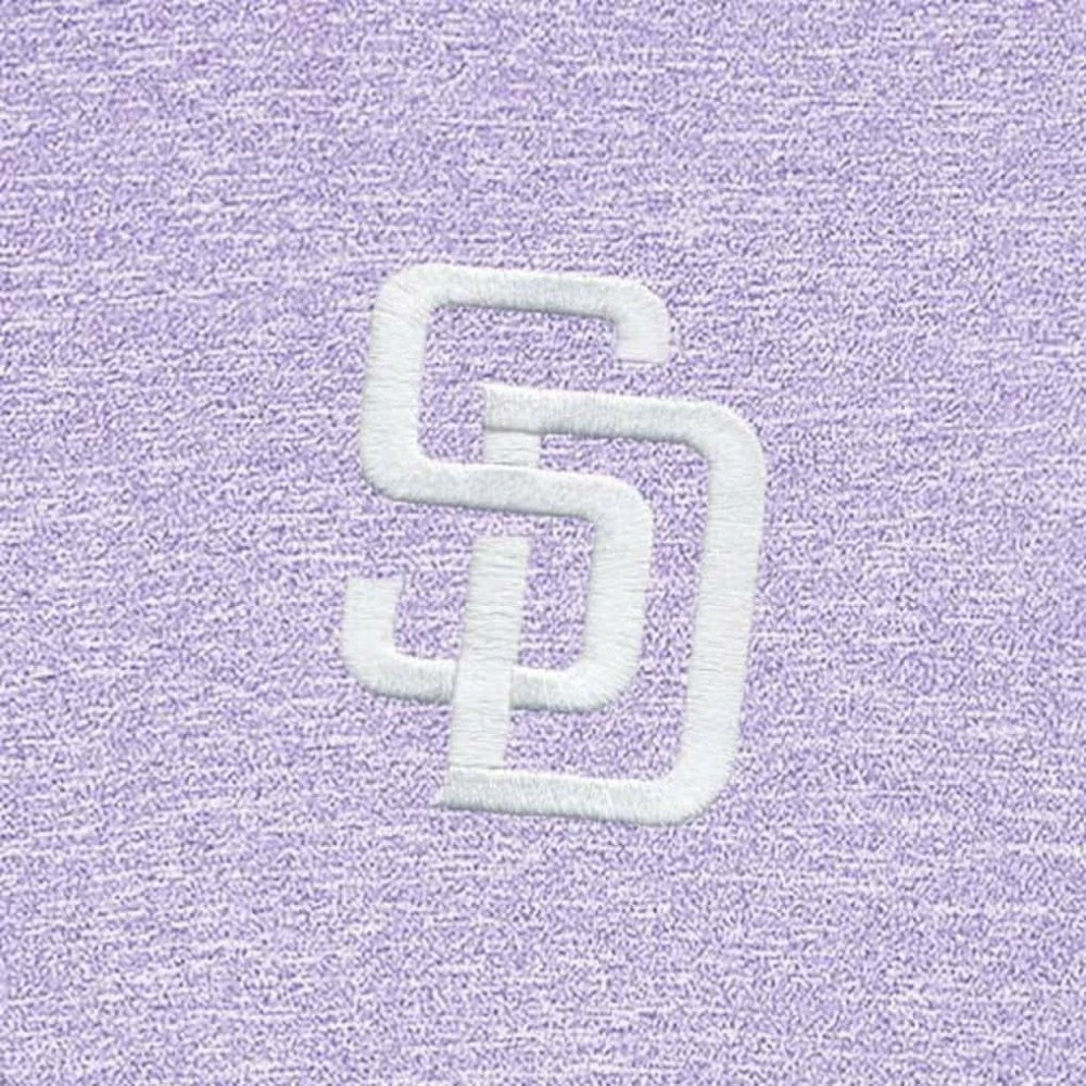 Lavender San Diego Padres Antigua Hunk Quarter-Zip Top