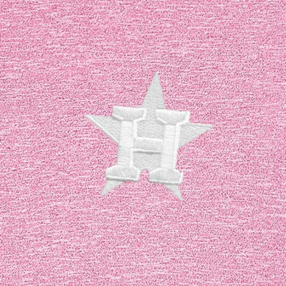 Pink Houston Astros Antigua Hunk Quarter-Zip Top