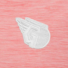 Coral Cleveland Guardians Antigua Bright Quarter-Zip Pullover Top
