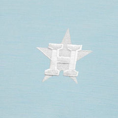 Powder Blue Houston Astros Antigua Bright Quarter-Zip Pullover Top