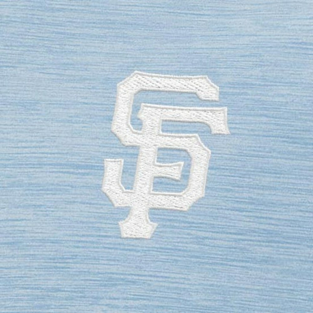 Light Blue San Francisco Giants Antigua Bright Quarter-Zip Pullover Top