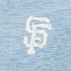 Light Blue San Francisco Giants Antigua Bright Quarter-Zip Pullover Top