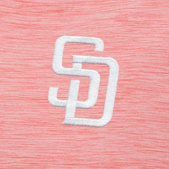 Coral San Diego Padres Antigua Bright Quarter-Zip Pullover Top
