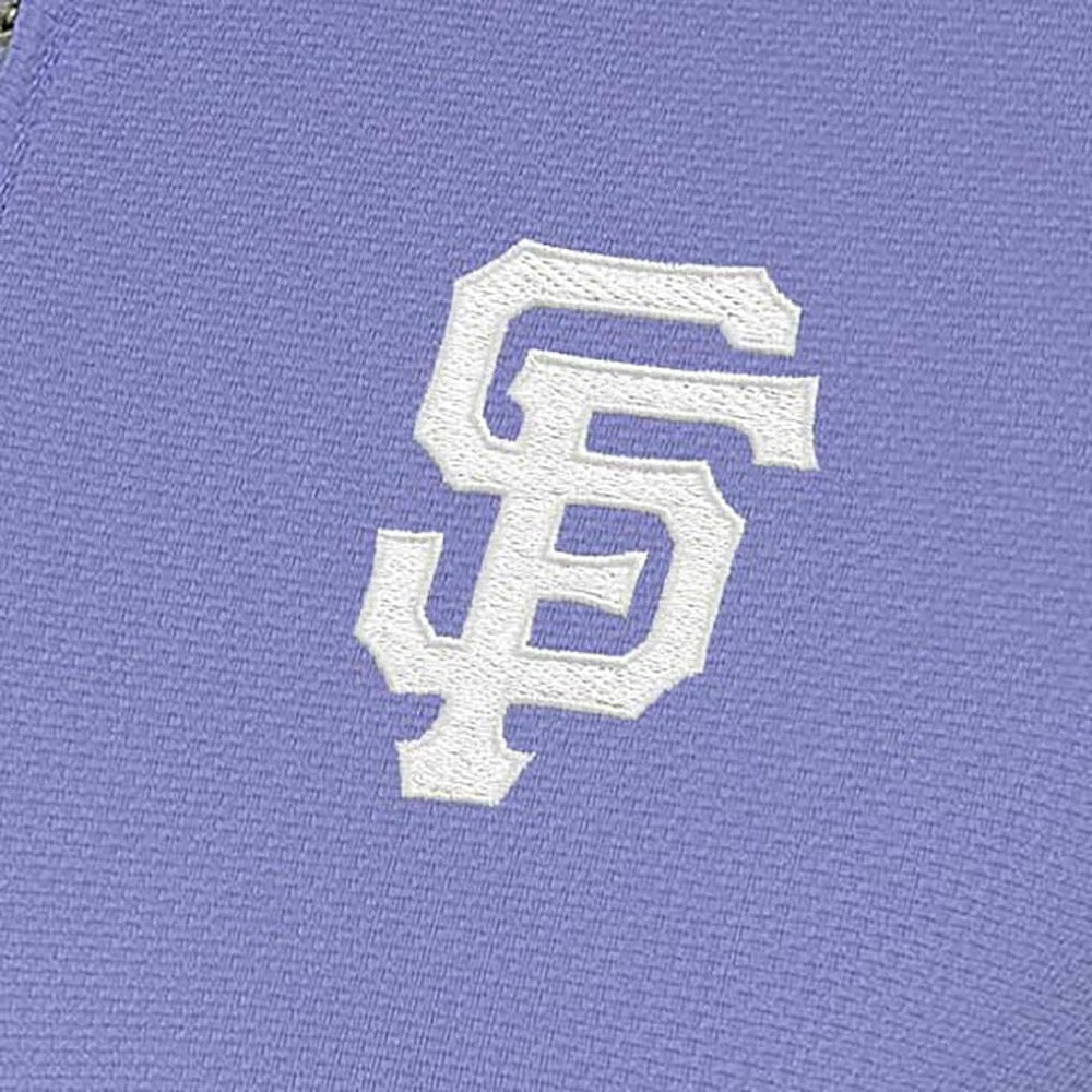 Purple San Francisco Giants Antigua Women's Finish Quarter-Zip Pullover Top