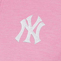 Pink New York Yankees Antigua Women's Mentor Quarter-Zip Pullover Top