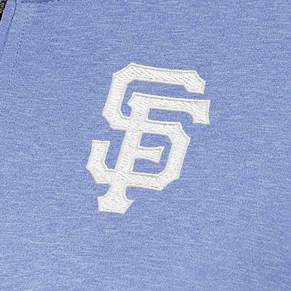 Lavender San Francisco Giants Antigua Women's Mentor Quarter-Zip Pullover Top