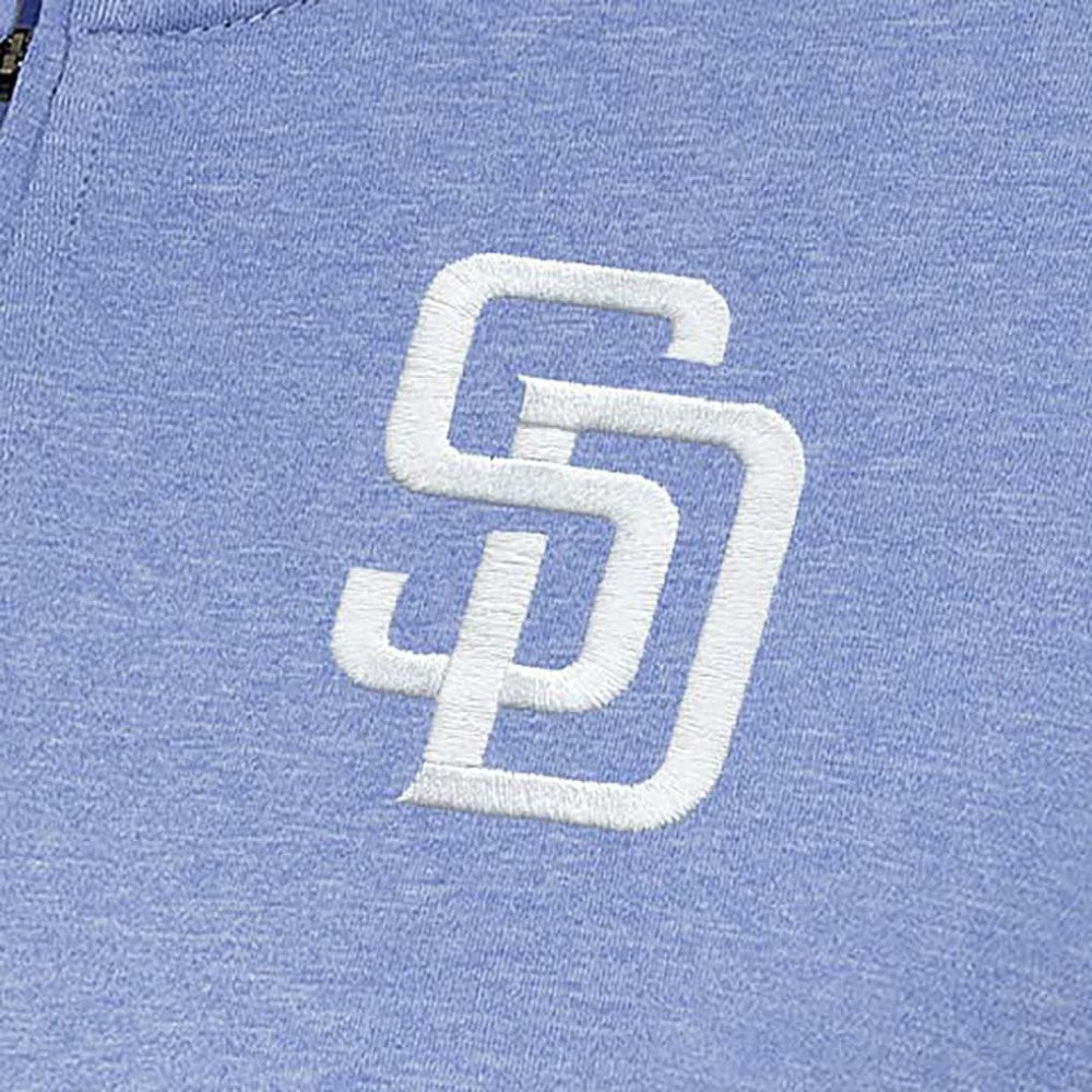 Lavender San Diego Padres Antigua Women's Mentor Quarter-Zip Pullover Top