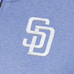 Lavender San Diego Padres Antigua Women's Mentor Quarter-Zip Pullover Top