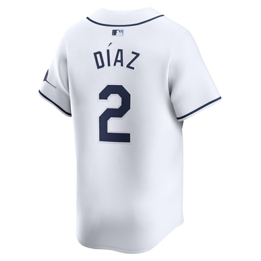White Yandy Diaz Tampa Bay Rays Nike Home Limited Player Jersey