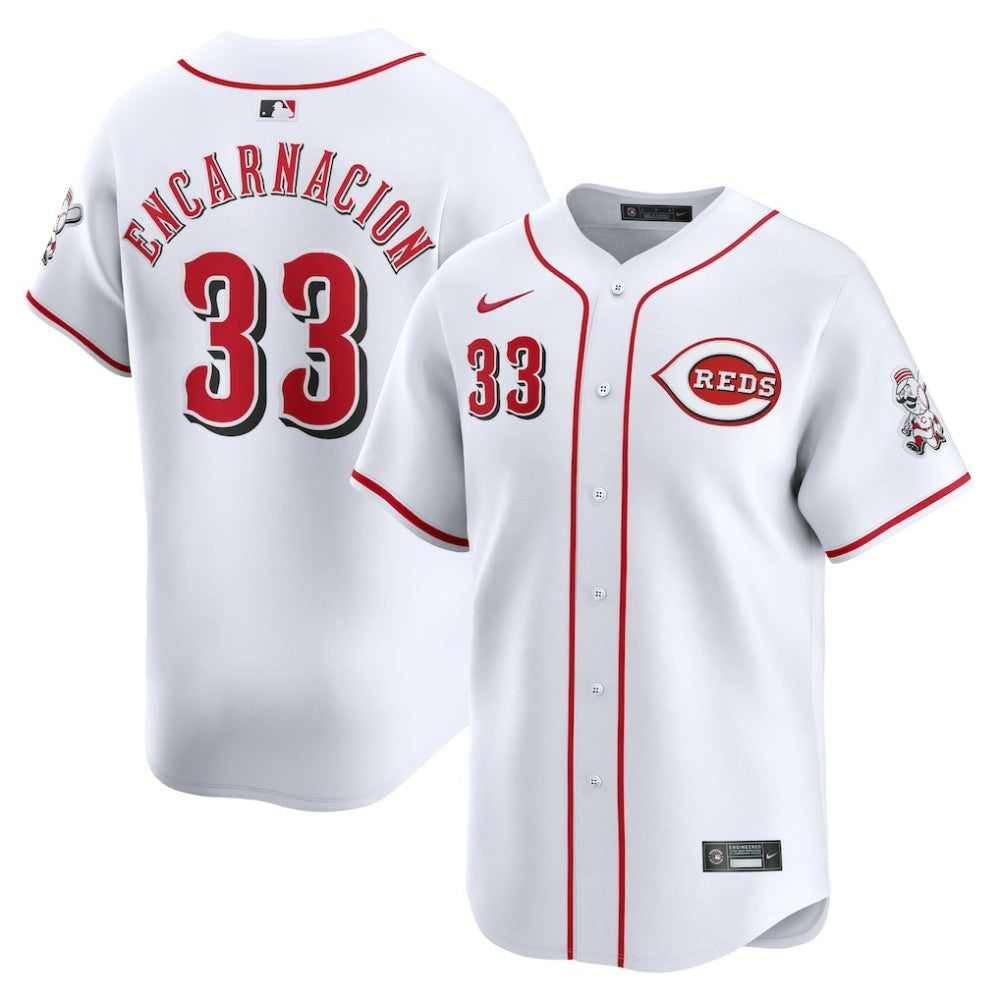 White Christian Encarnacion-Strand Cincinnati Reds Nike Home Limited Player Jersey
