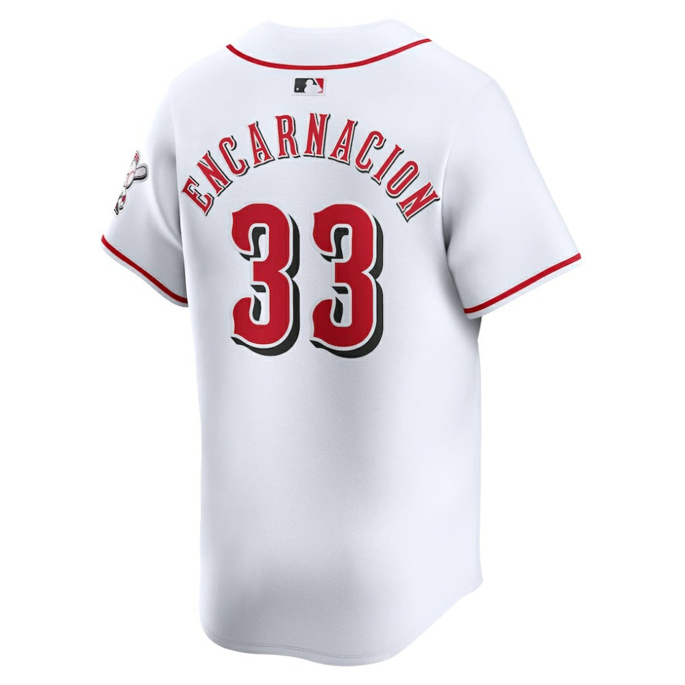 White Christian Encarnacion-Strand Cincinnati Reds Nike Home Limited Player Jersey