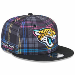 2024 NFL Crucial Catch Plaid 9FIFTY Snapback Hat - Jacksonville Jaguars Hats