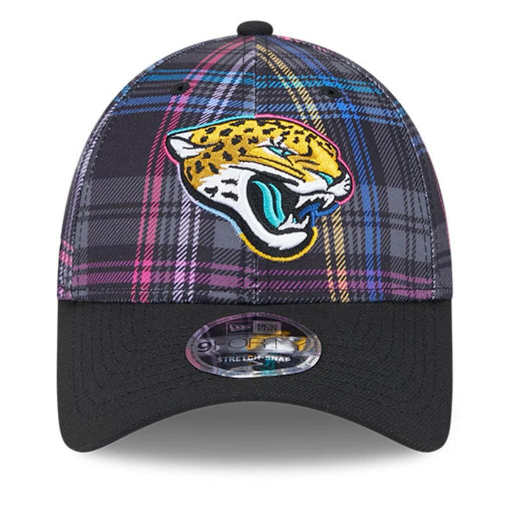 2024 NFL Crucial Catch Plaid 9FORTY Adjustable Hat - Jacksonville Jaguars Hats