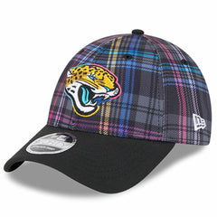 2024 NFL Crucial Catch Plaid 9FORTY Adjustable Hat - Jacksonville Jaguars Hats