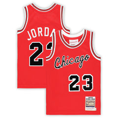 Mitchell & Ness Michael Jordan Chicago Bulls Preschool Hardwood Classics 1984/85 Authentic Swingman Jersey sale