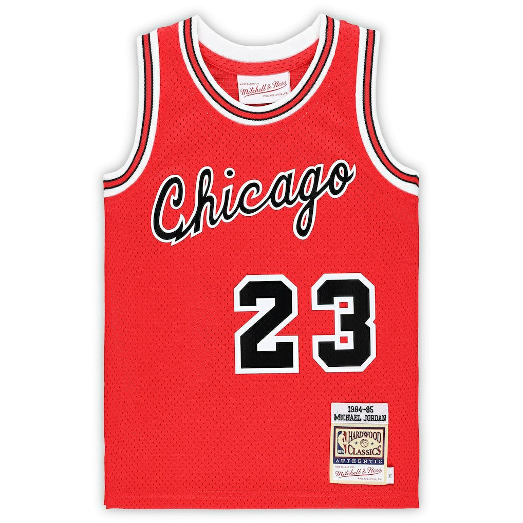Mitchell & Ness Michael Jordan Chicago Bulls Preschool Hardwood Classics 1984/85 Authentic Swingman Jersey sale