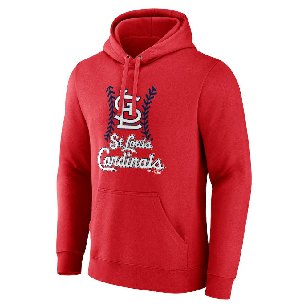 Red Lars Nootbaar St. Louis Cardinals Fastball Player Name & Number Pullover Hoodie