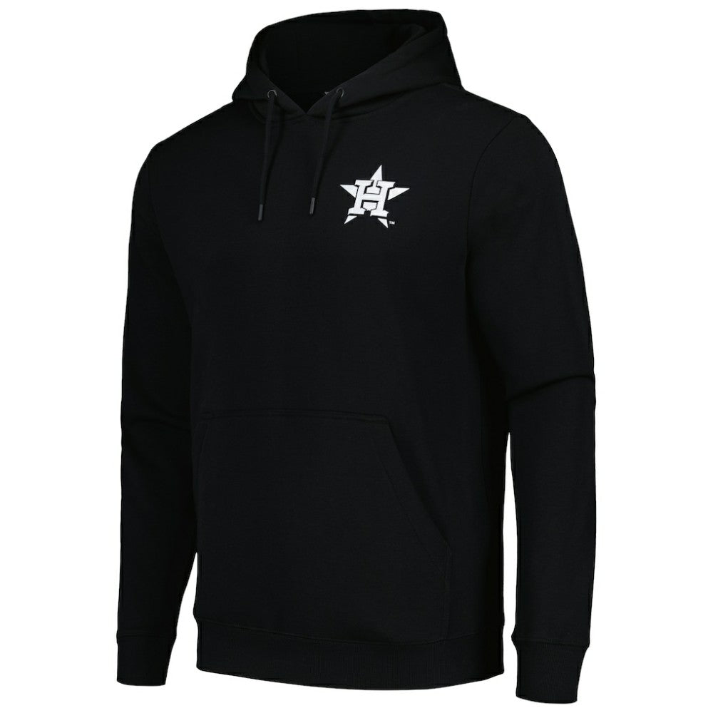 Black Houston Astros Levelwear Podium Vintage Pullover Hoodie