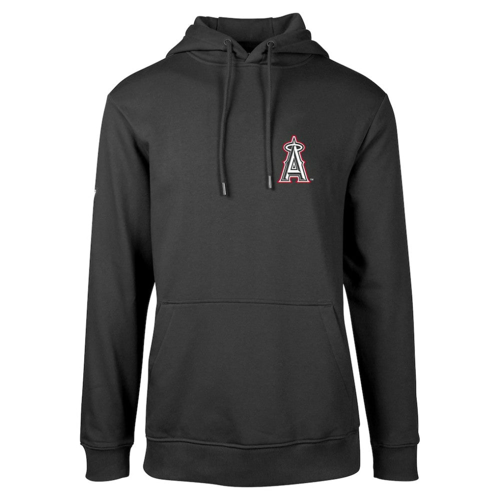 Black Los Angeles Angels Levelwear Podium Vintage Pullover Hoodie