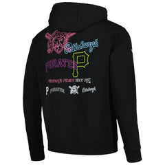 Black Pittsburgh Pirates Levelwear Podium Vintage Pullover Hoodie