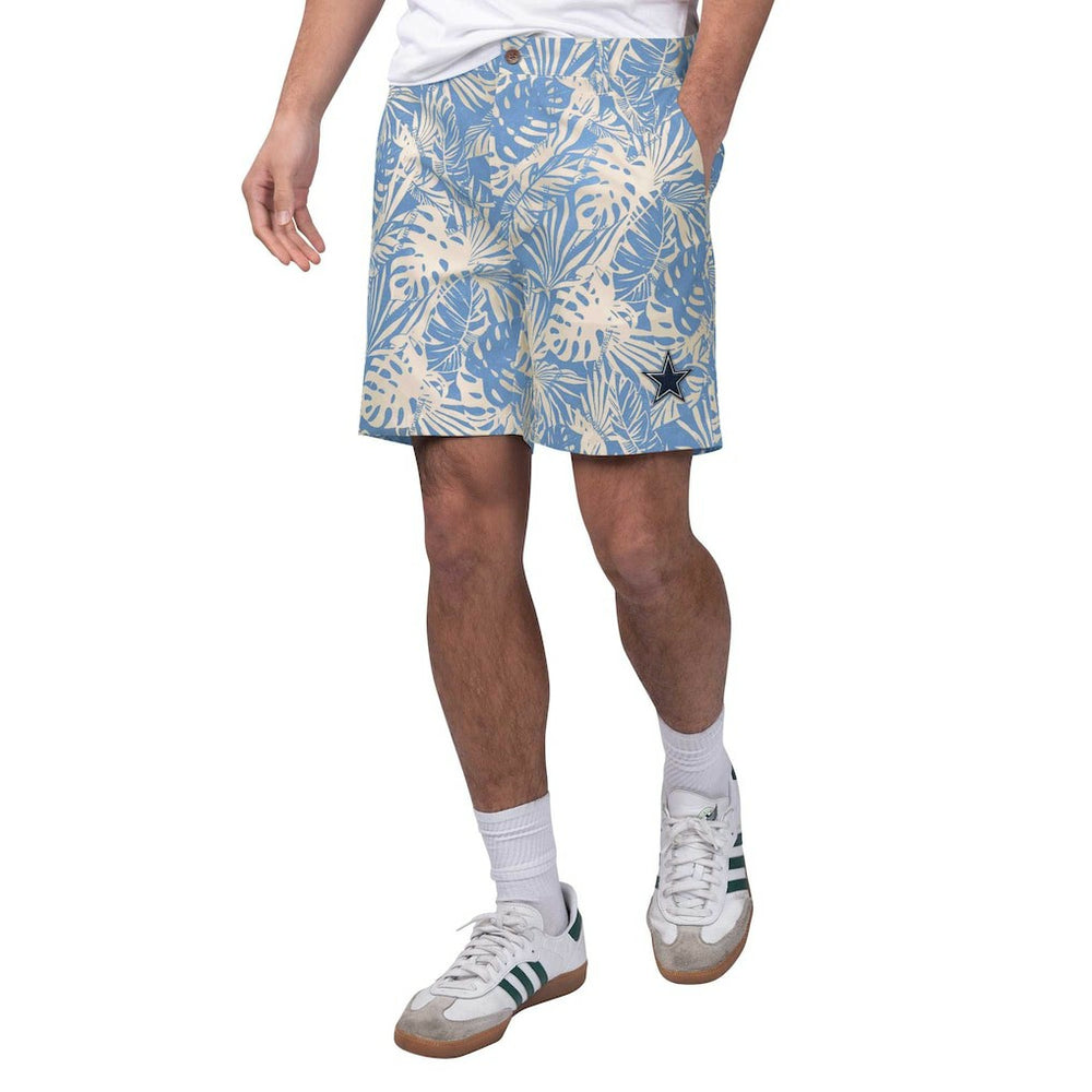 Margaritaville Sand Washed Monstera Party Amphib Shorts - Dallas Cowboys Shorts