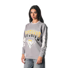 NHL Pittsburgh Penguins The Wild Collective Unisex Tie-Dye Double Collar Pullover Sweatshirt