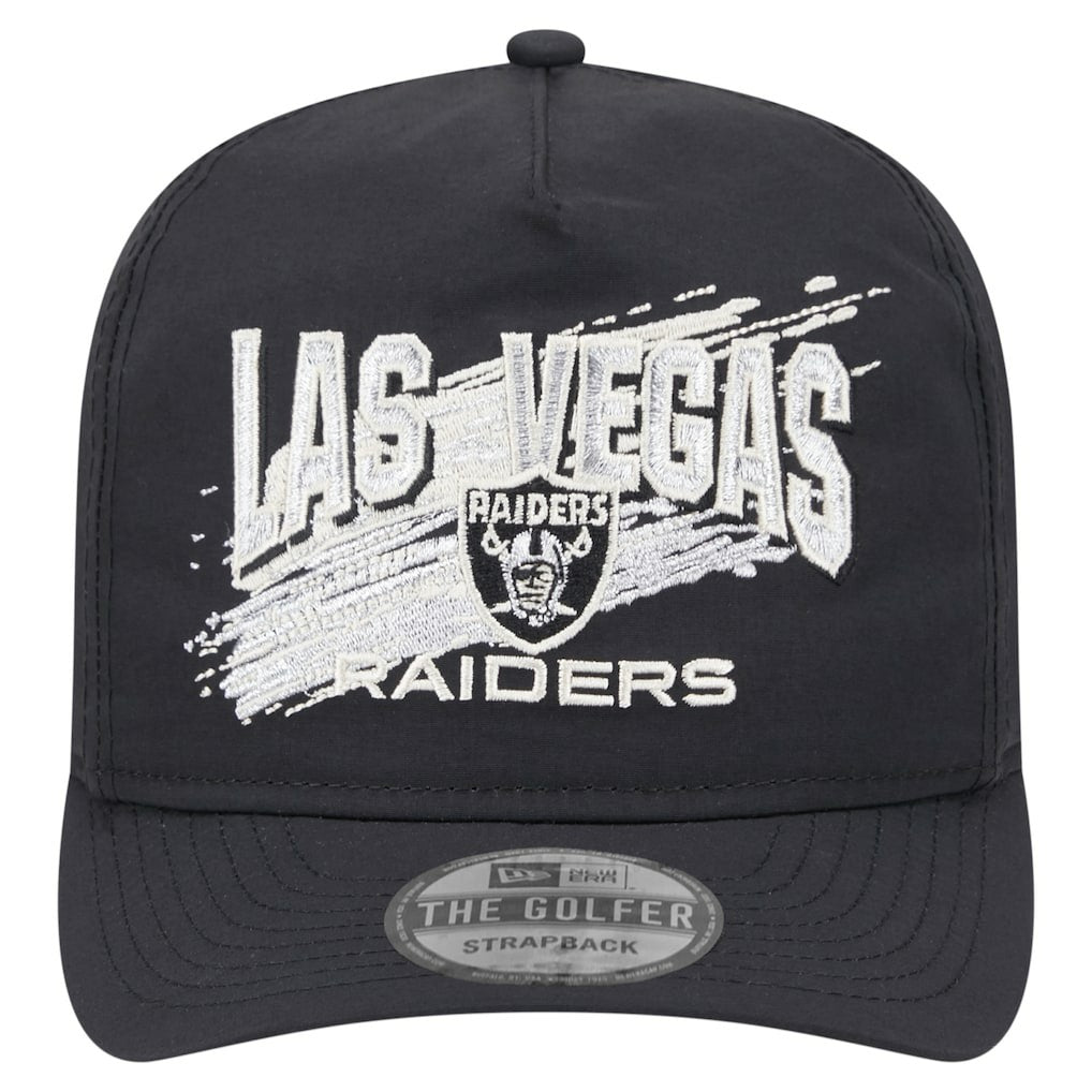 Throwback Brush Golfer Snapback Hat - Las Vegas Raiders Hats